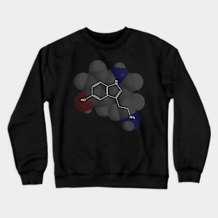 Serotonin Molecule Chemistry Crewneck Sweatshirt